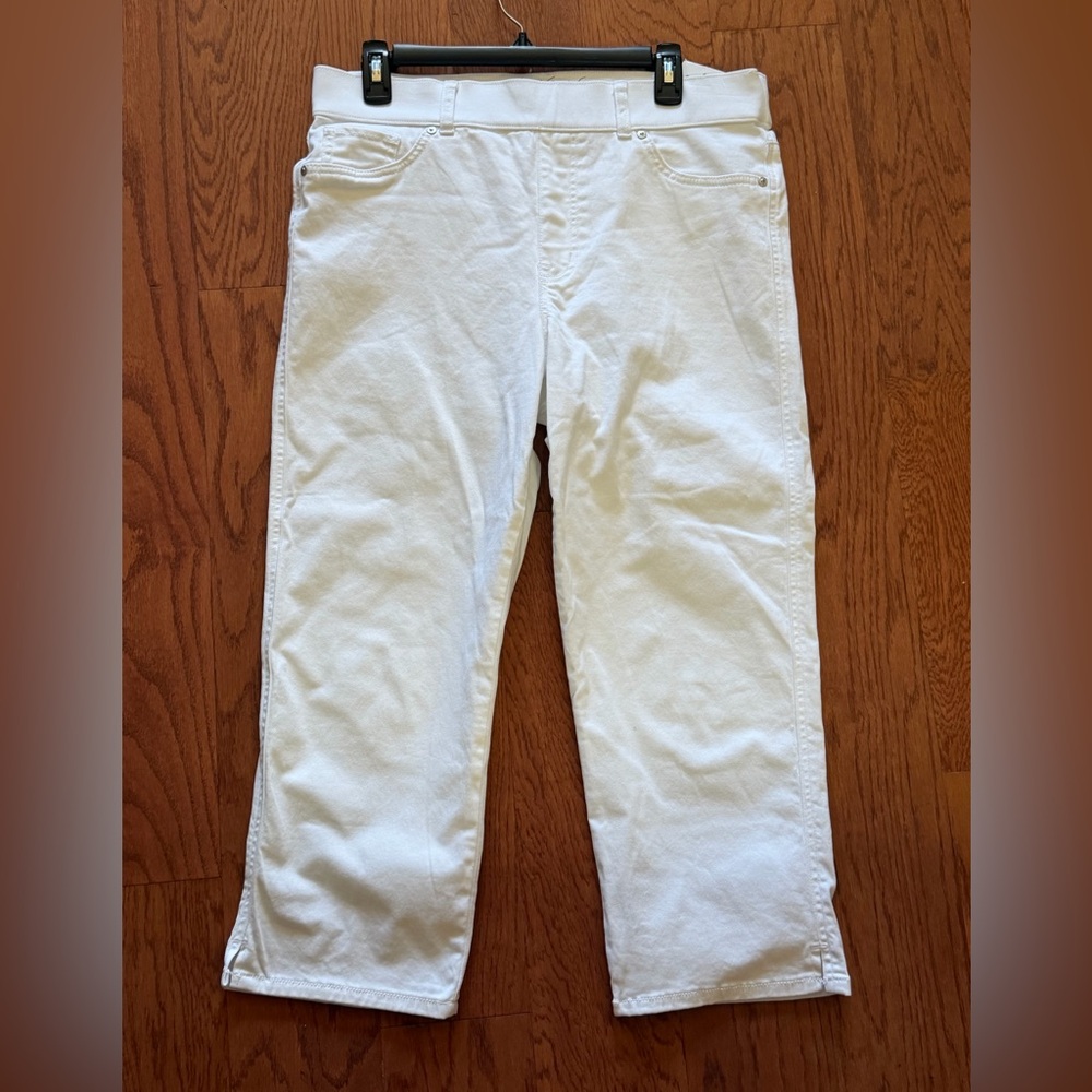 Gloria Vanderbelt White Denim Jeans